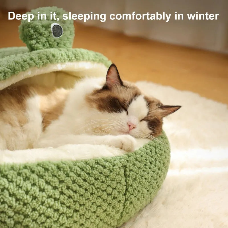 Gemütliches Katzenbett der Little Frog Series™