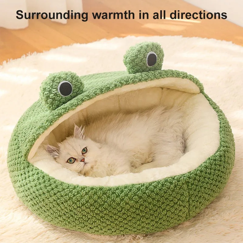 Gemütliches Katzenbett der Little Frog Series™