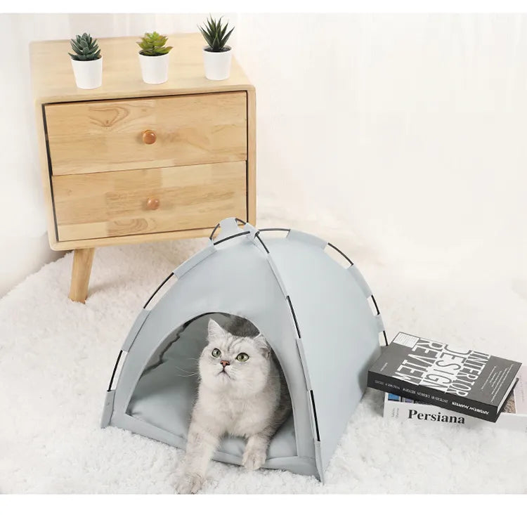 Cat & Dog Tent — Foldable Indoor/Outdoor Pet Shelter
