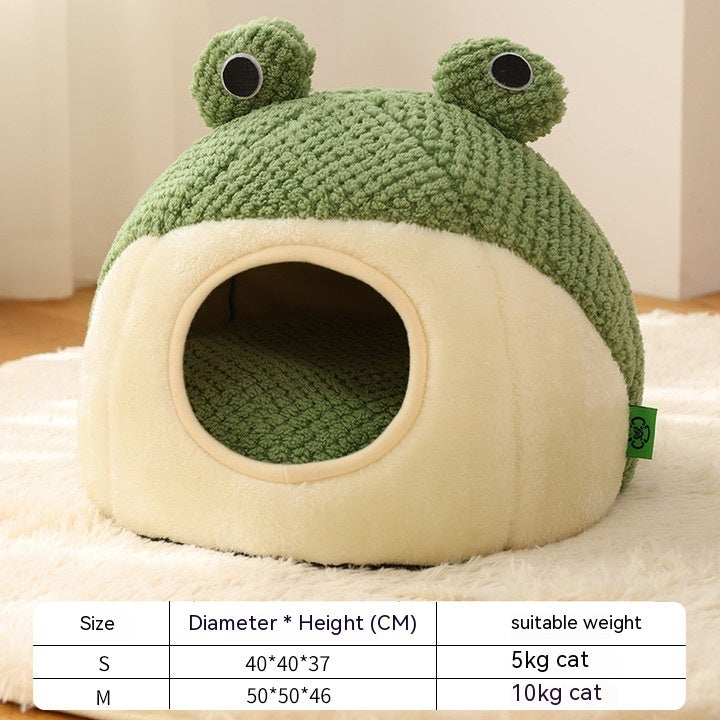 Gemütliches Katzenbett der Little Frog Series™