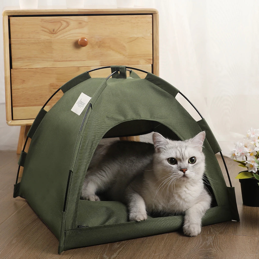 Katzen- und Hundezelt – Faltbarer Tierunterschlupf für drinnen und draußen