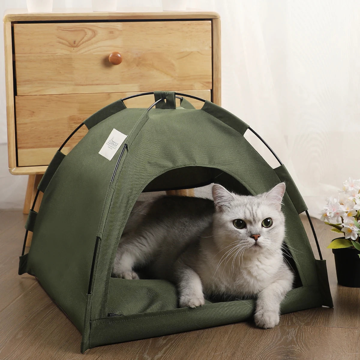 Katzen- und Hundezelt – Faltbarer Tierunterschlupf für drinnen und draußen