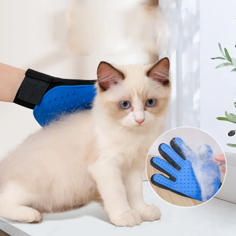Fellpflege- und Massagehandschuhe für Haustiere