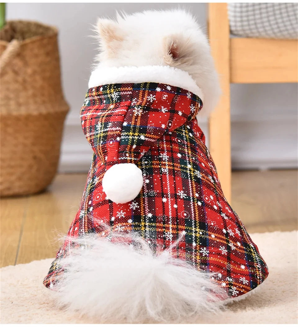 Pet Christmas Cloak