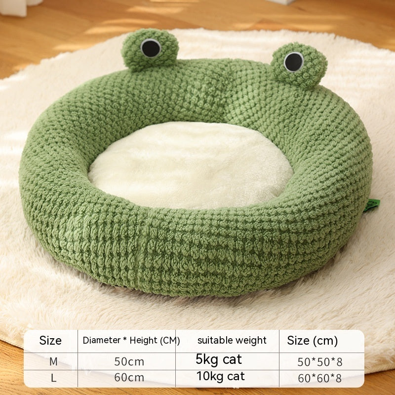 Gemütliches Katzenbett der Little Frog Series™