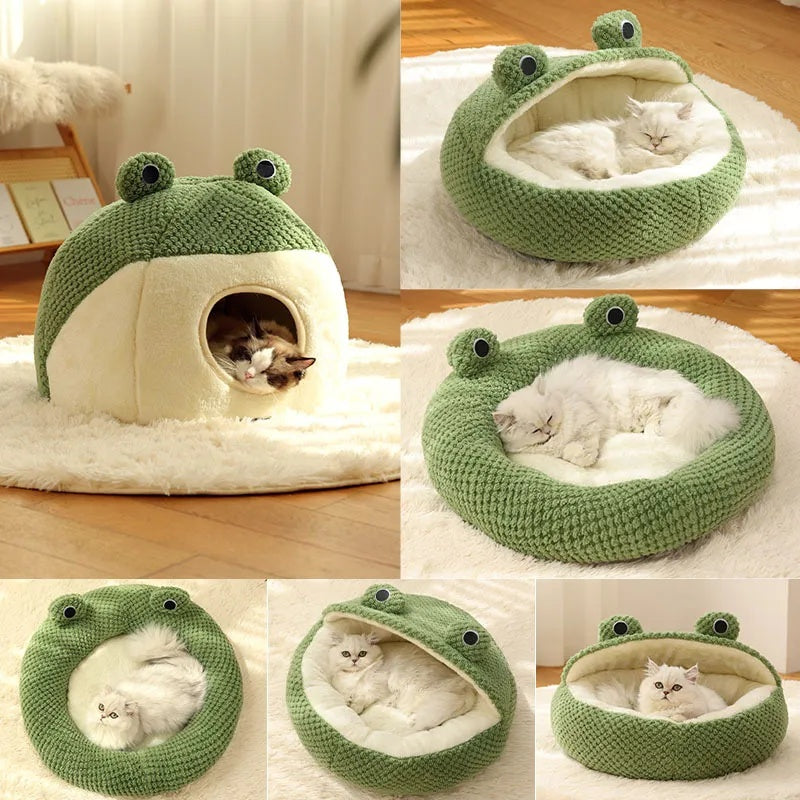 Gemütliches Katzenbett der Little Frog Series™