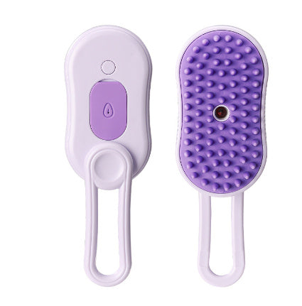 Steam Pet Grooming Brush – Deep Clean & De-Shed with Gentle Steam Care