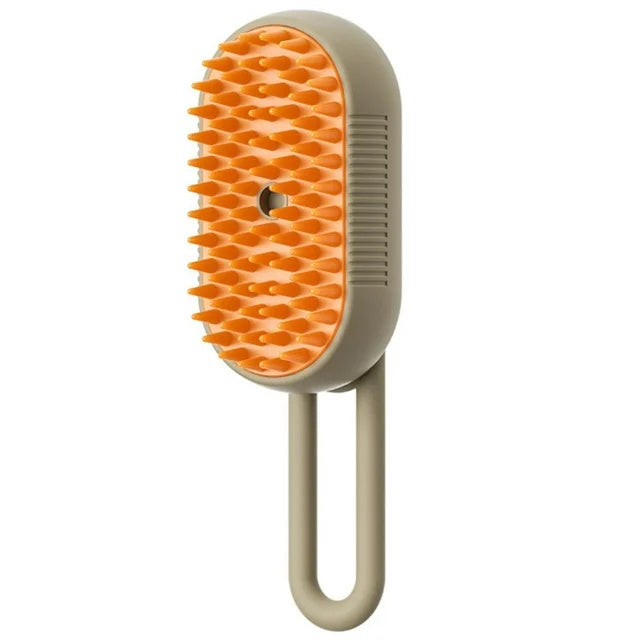 Steam Pet Grooming Brush – Deep Clean & De-Shed with Gentle Steam Care