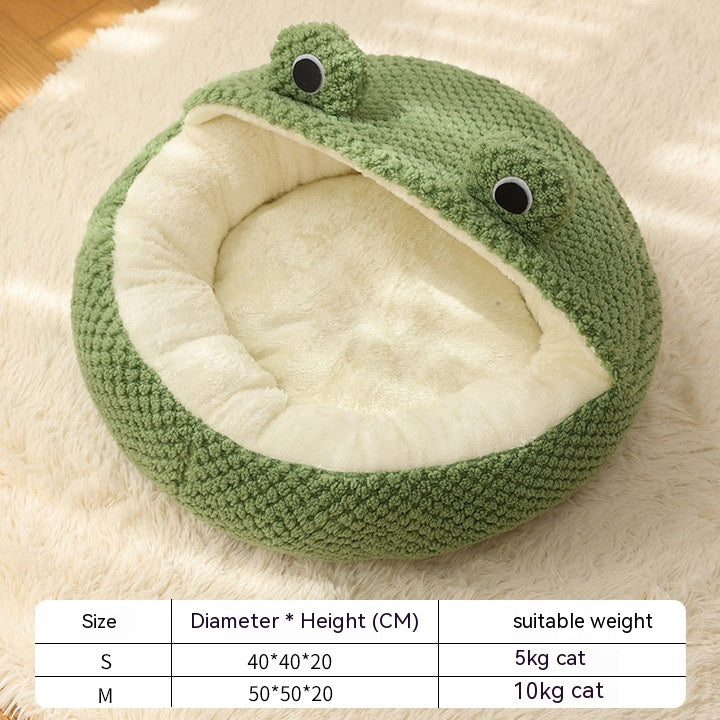 Gemütliches Katzenbett der Little Frog Series™
